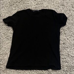 Brandy Melville Black Short Sleeve Tee